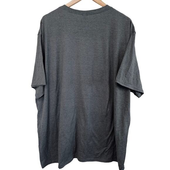 Oklahoma University OU T-Shirt Men 3X Dark Grey Red Only One Horns Down Sooners - Picture 3 of 7